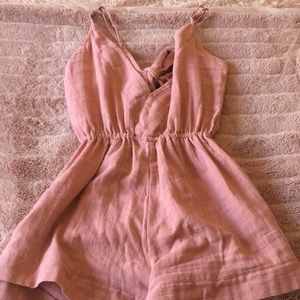 Pink romper!